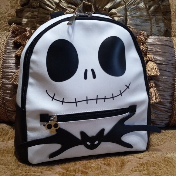 👉LAST CHANCE‼️Disney Nightmare Before Christmas Jack Skellington Mini Backpack - Picture 2 of 16